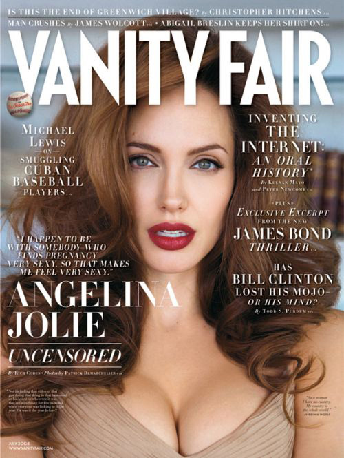 Angelina Jolie Vanity Fair 2011. Classic Eyeliner: